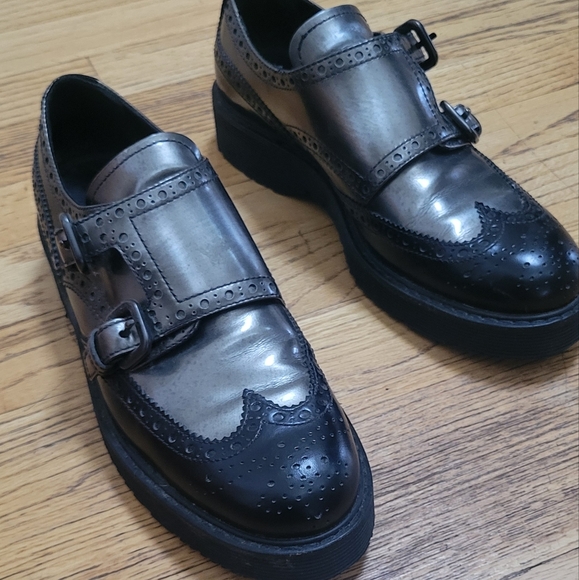 PRADA Two tone monk strap brogue/oxford - Picture 2 of 9